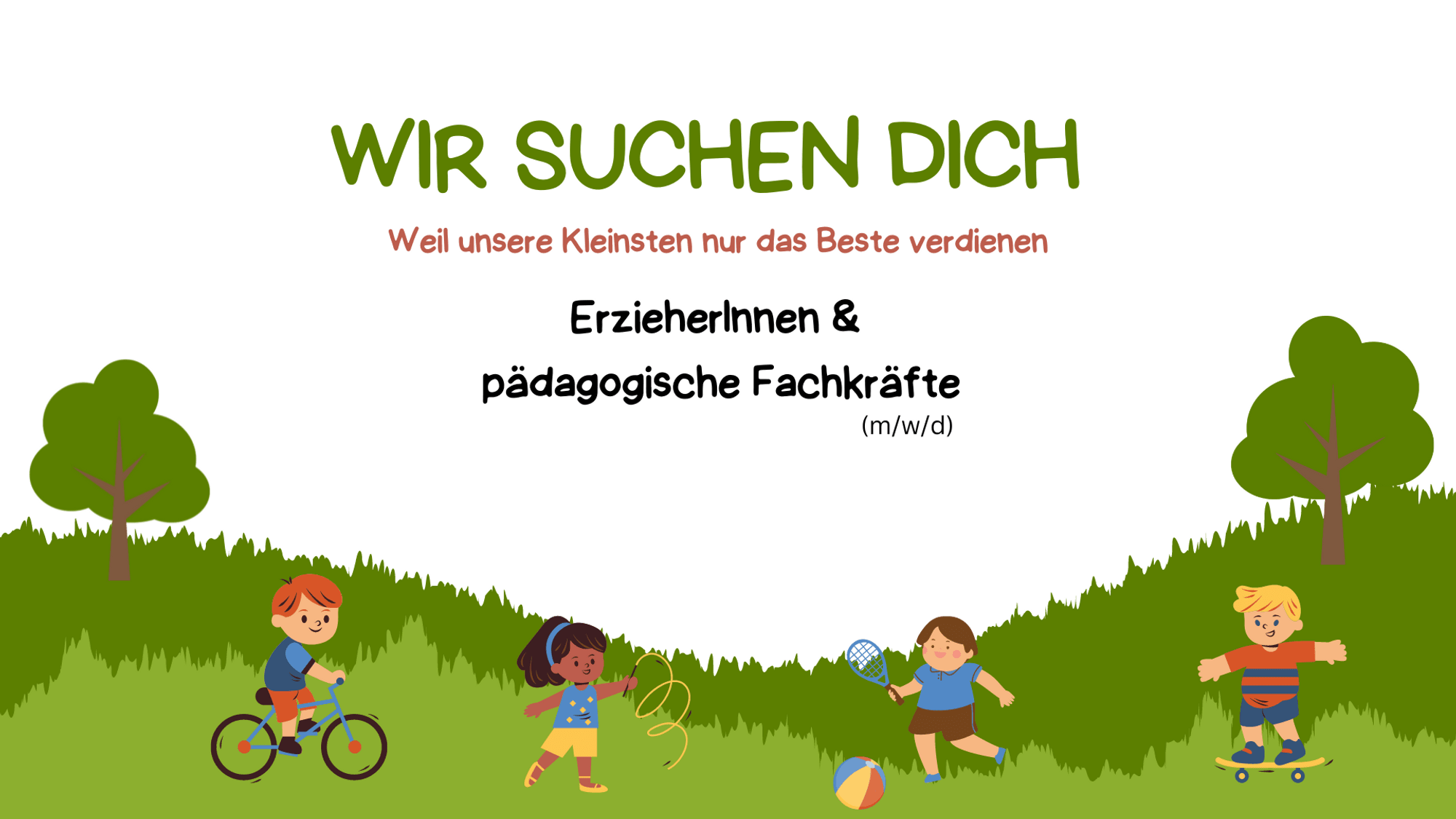 WIR SUCHEN DICH